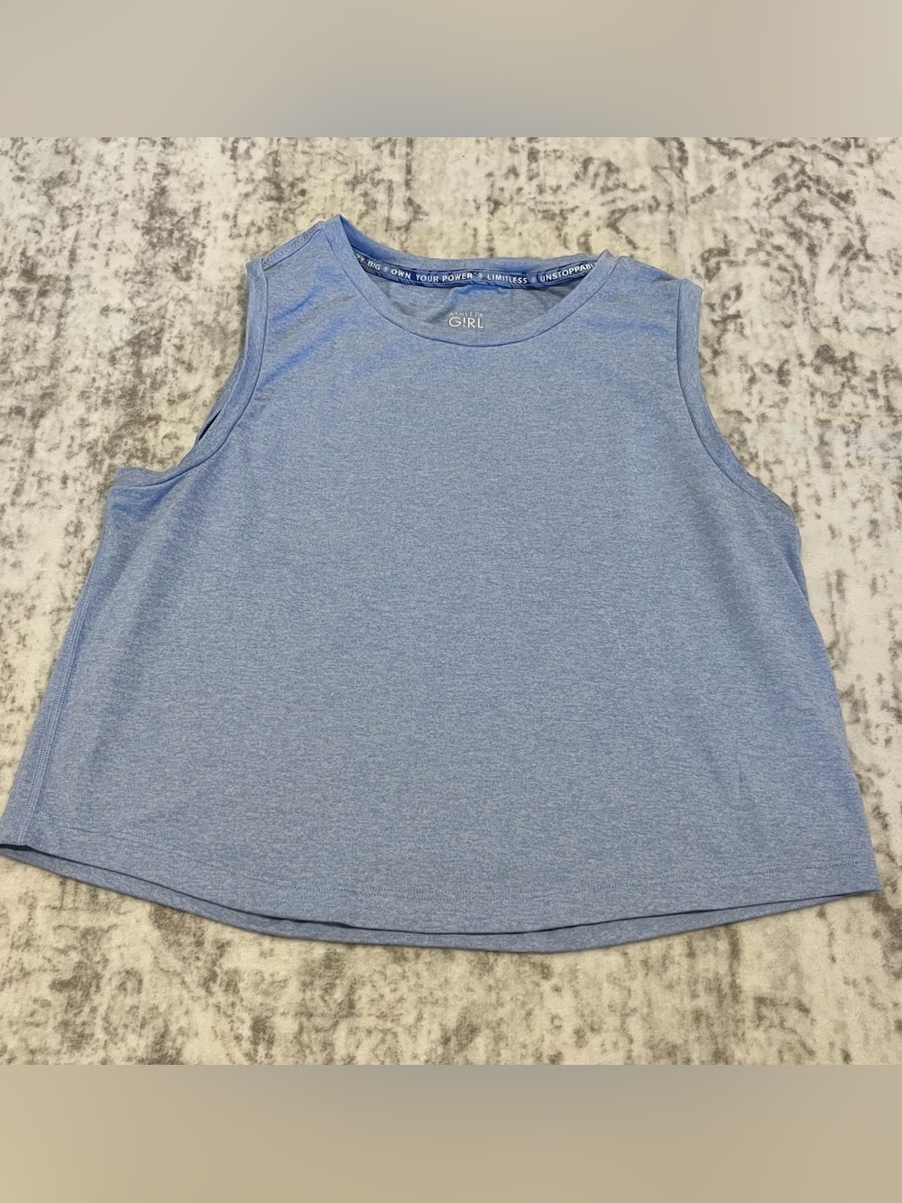 Athleta Girl Uptempo Midi Tank — Large/12 — Blue — VGUC